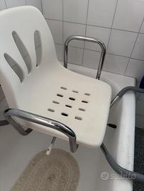 sedia girevole per vasca da bagno