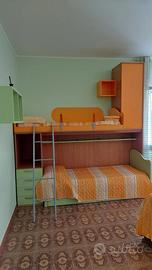 Letto a castello,armadio e cassettiera Moretti&Com