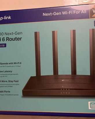 Router TP-Link AX1500 Wi-Fi 6 Nuovo – Dual Band