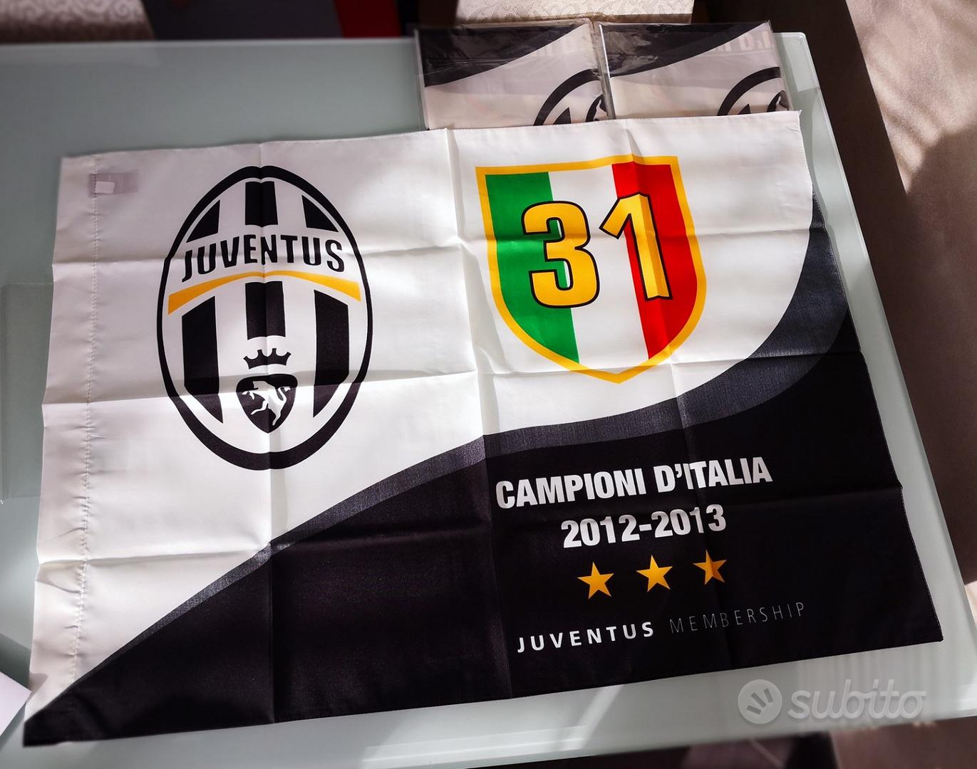 Bandiera Ufficiale Juventus 70x40 Cm | Prodotto Ufficiale | Idea Regalo Per Tifosi | Senza Astra - Foto 5