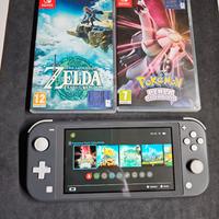 Nintendo Switch Lite + Pokémon e Zelda