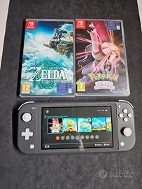Nintendo Switch Lite + Pokémon e Zelda