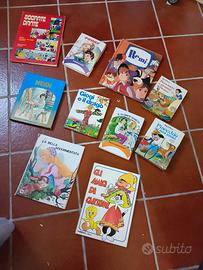 Lotto 8 libri di favole per bambini vintage