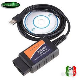 CAVO DIAGNOSI INTERFACCIA ELM 327 USB Scan OBD2 II