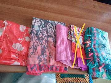 set 4 foulard fantasia 
