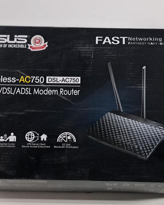 ASUS Wireless AC750 – Modem Router VDSL/ADSL