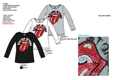 maglia ragazza Rolling Stones, Marilyn Monroe
