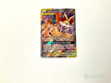 Cartapokemon GXFullart Charizard e Braixen Alleati