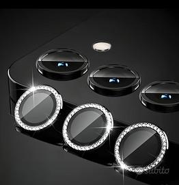protezione telecamera con strass samsung S23Fe