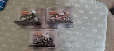 Tris modellini 1/24 di Moto Guzzi