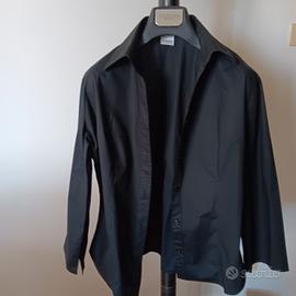 camicia cotone nera