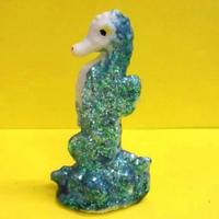 Statua cavalluccio marino barometrica 18 cm