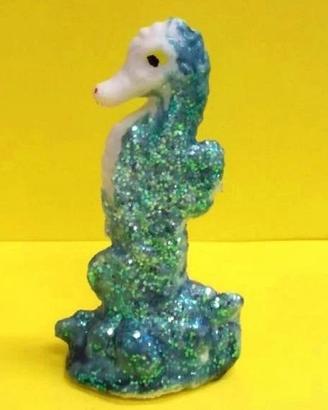 Statua cavalluccio marino barometrica 18 cm