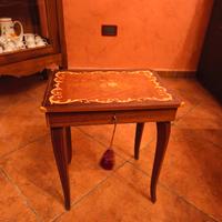 Porta carte antico in legno