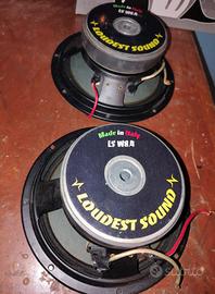 coppia woofer 20 LOUDEST SOUND 270 RMS L'UNA