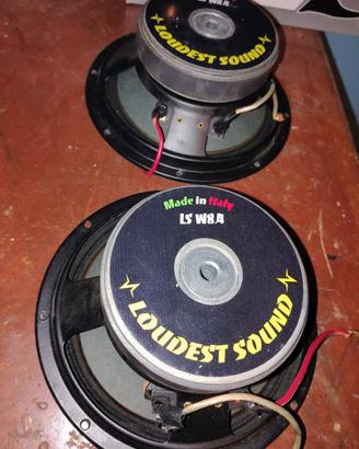 coppia woofer 20 LOUDEST SOUND 270 RMS L'UNA