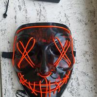 Maschera Horror/halloween con led  nuova