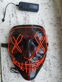 Maschera Horror/halloween con led  nuova