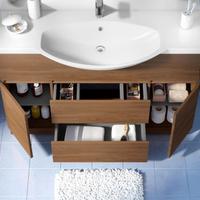 Mobile da bagno nuovo 122x 34,5x82 Lavabo resina