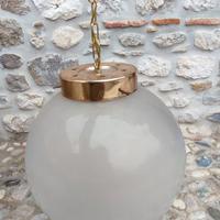 lampadario in vetro a sospensione