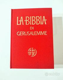 Bibbia di Gerusalemme con custodia in vera pelle 