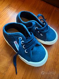 Superga classiche neonato blu n.22