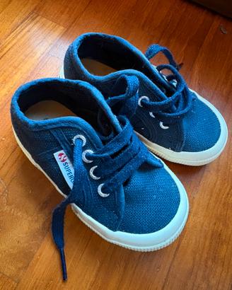 Superga classiche neonato blu n.22