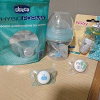 Biberon Chicco 0m + Ciucchi nuovi