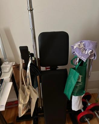 Panca piana ed incinabile decathlon