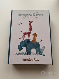 Set carte foto "I miei primi 12 mesi" Moulin Roty