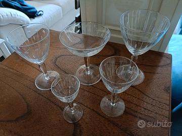 set di bicchieri champagne flute