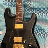 Fender stratocaster LTD MAHOGANY  HH BLACKTOP