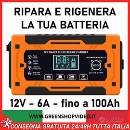 Caricabatterie Auto 12V  100A Ripara batteria Moto