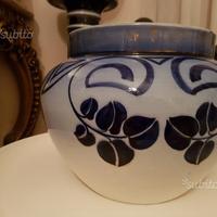 Richard Ginori Vaso ceramica blu intenso