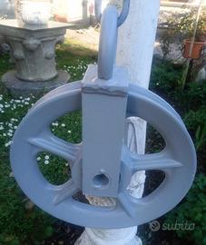 carrucola/ puleggia in ferro kg. 10 / cm 31