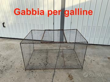 Gabbia per galline pollame volantili NUOVA