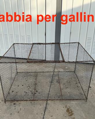 Gabbia per galline pollame volantili NUOVA