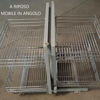 organizzatore angolo mobile cucina