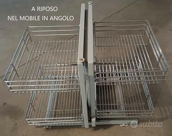 organizzatore angolo mobile cucina