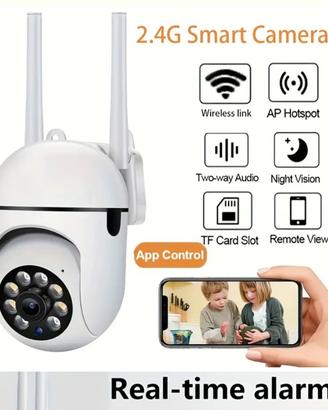 Telecamera di sicurezza wireless Girevole 