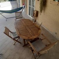 tavolo da giardino in legno 