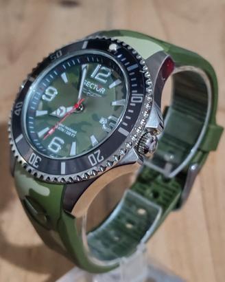 Orologio Sector 230 Camouflage 43mm con scatola 
