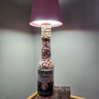 Lampada LED bottiglia birra Corona Extra Pink