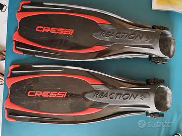pinne Cressi Reaction L/XL per calzari