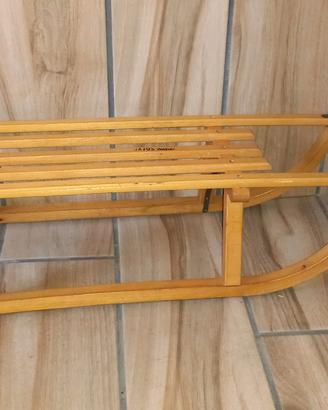 Slitta in legno vintage 