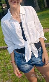 Camicia in lino Roy Roger’s XS