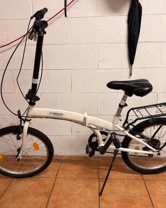 Bicicletta pieghevole 20” bianca