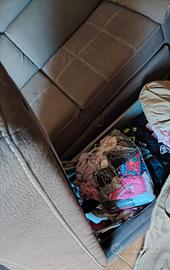 Divano letto 4 posti,contenitore, poggiatesta rego