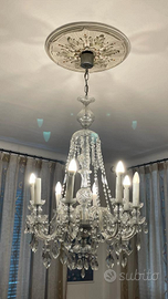 Lampadario in cristallo Boemia