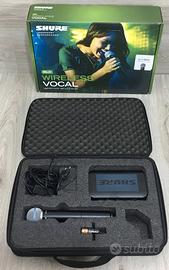 RADIOMICROFONO SHURE BLX24E B58 BETA 58 + GARANZIA